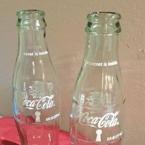 Coca Cola Bottles - Set of 2